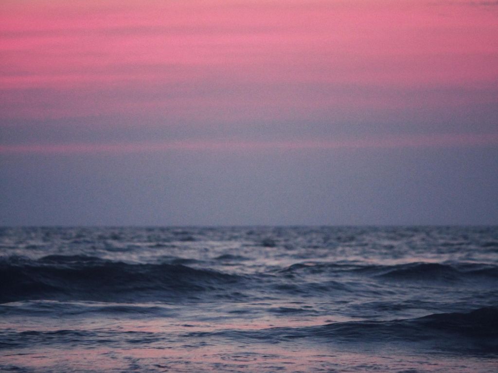 Pink Sky at the Beach wallpaper
