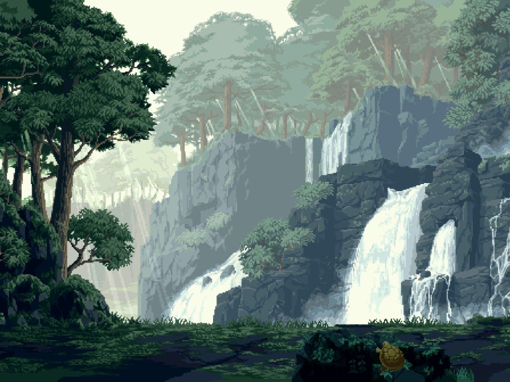 Pixel Forest wallpaper