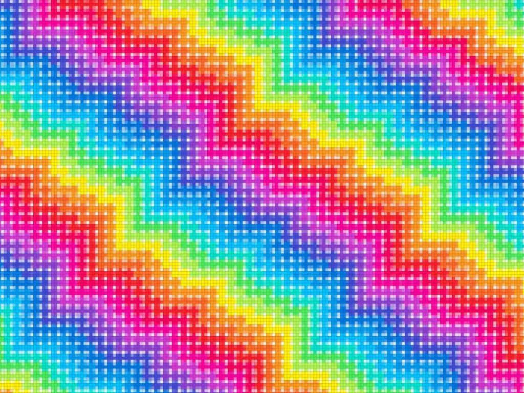 Pixel Rainbow wallpaper