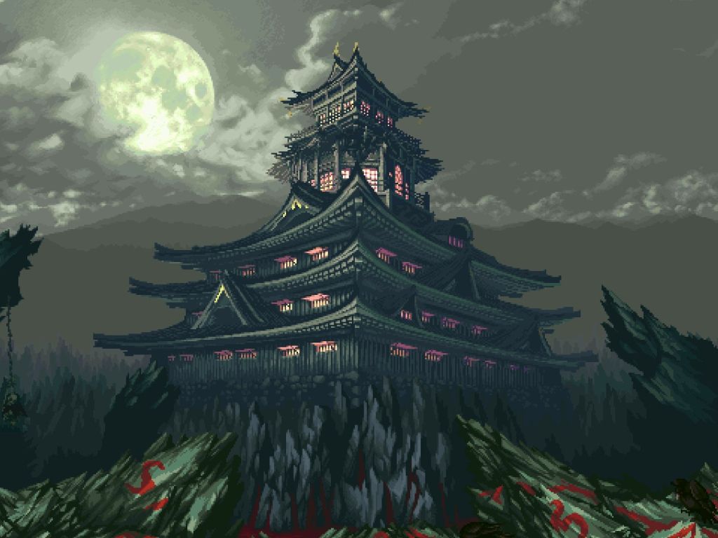 Pixel Shiro - Japanese Fortress wallpaper