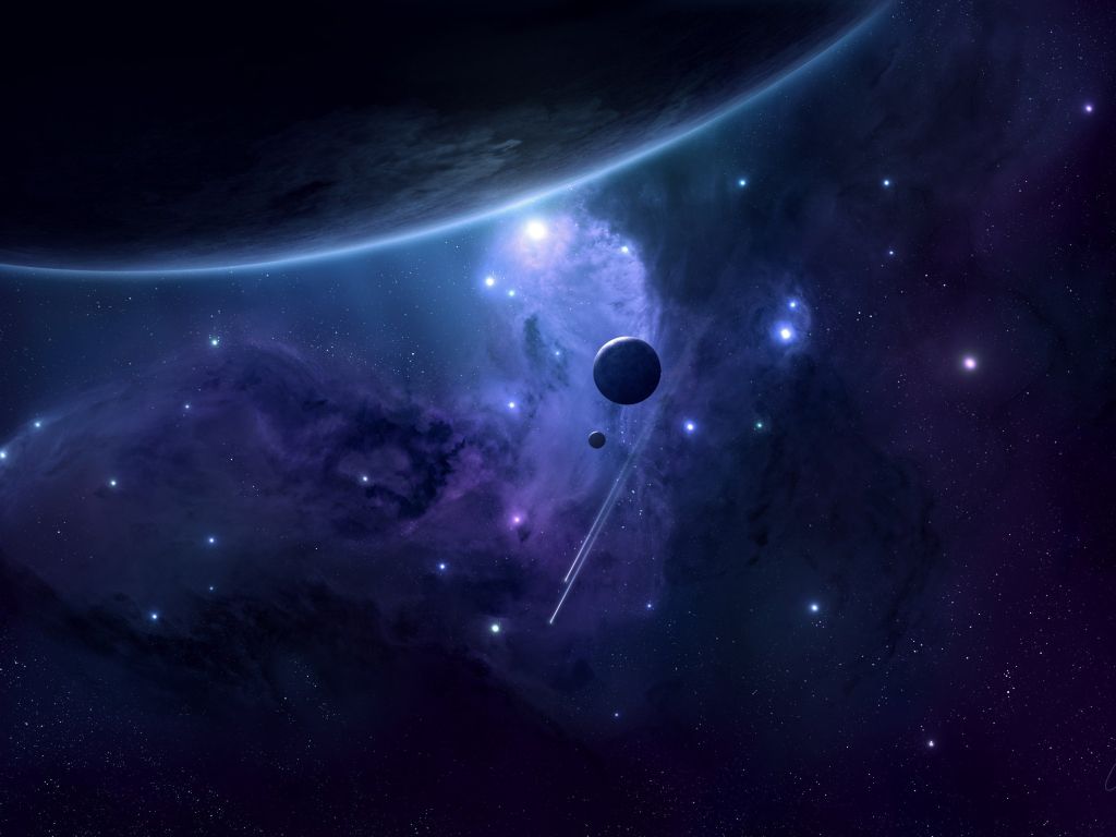 Planets in a Mysterious Universe wallpaper