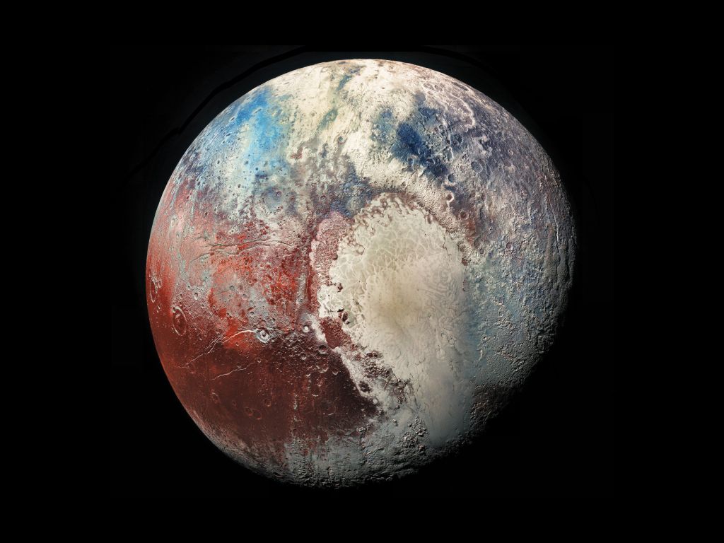 Pluto Heart wallpaper