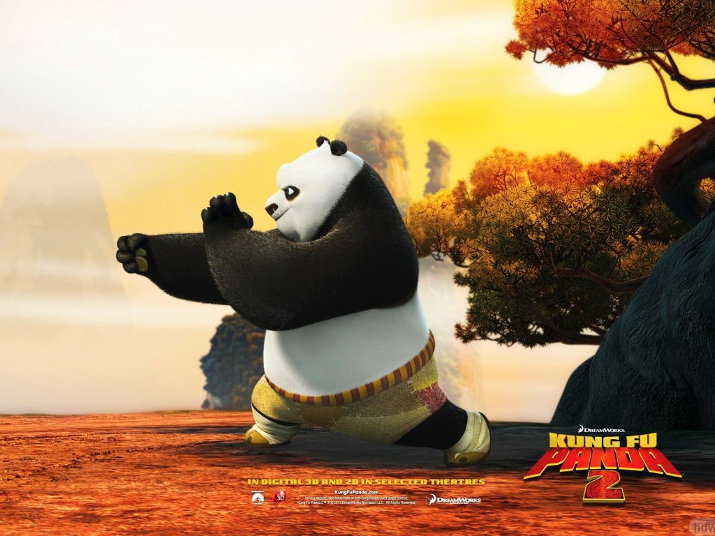 Po in Kung Fu Panda 2 wallpaper