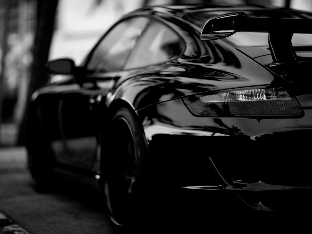 Porsche in Black wallpaper