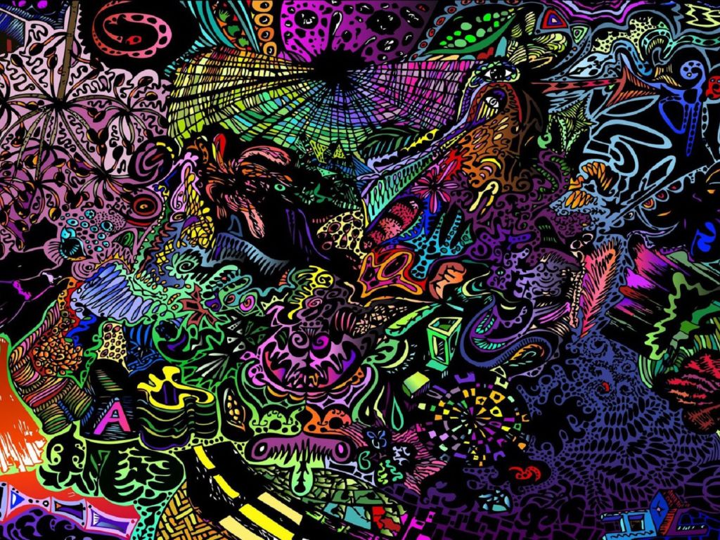 Psychedelic Abyss wallpaper