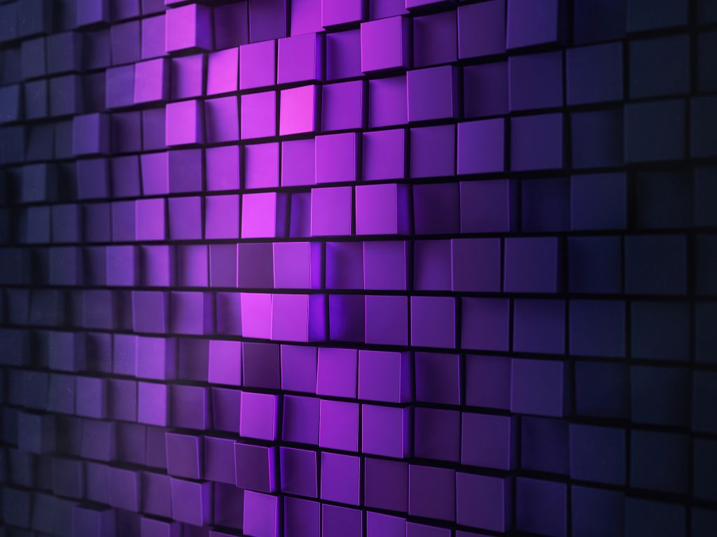 Purple Cubes wallpaper
