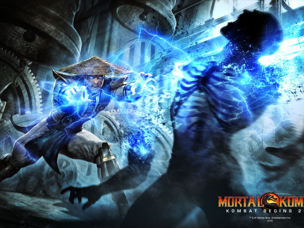 Raiden in Mortal Kombat Begins 2011 wallpaper