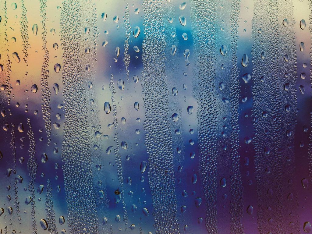Rain on a Car Window wallpaper