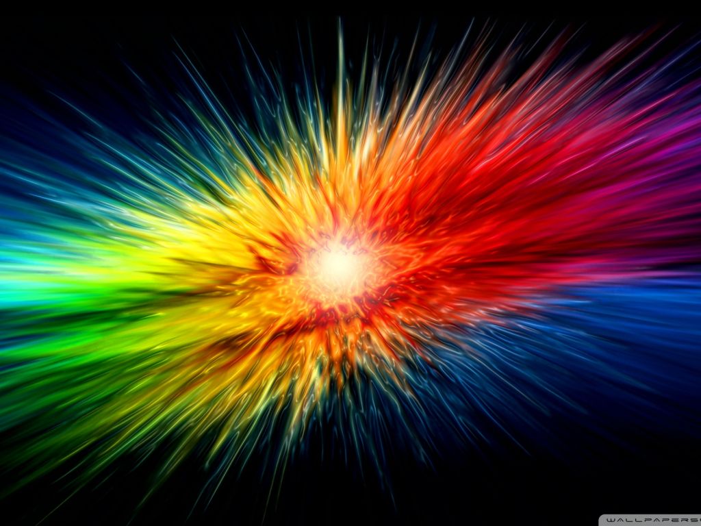 Rainbow Dash Splash Colors Desktop wallpaper