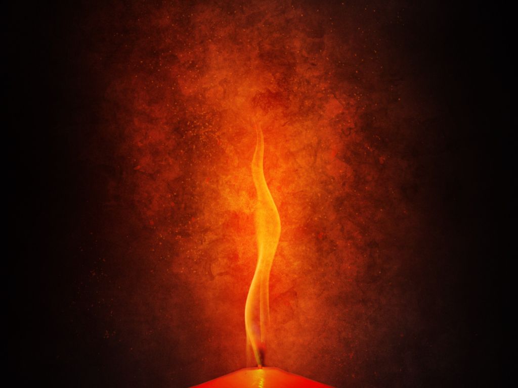 Red Candle wallpaper