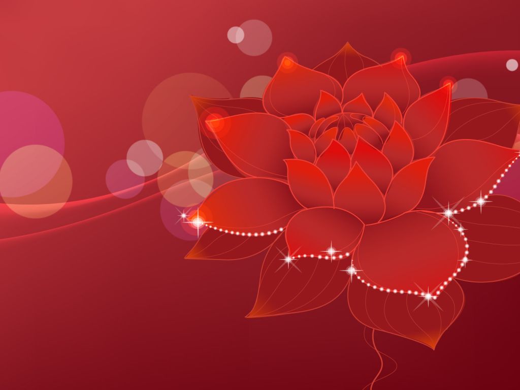 Red Flowers Background wallpaper