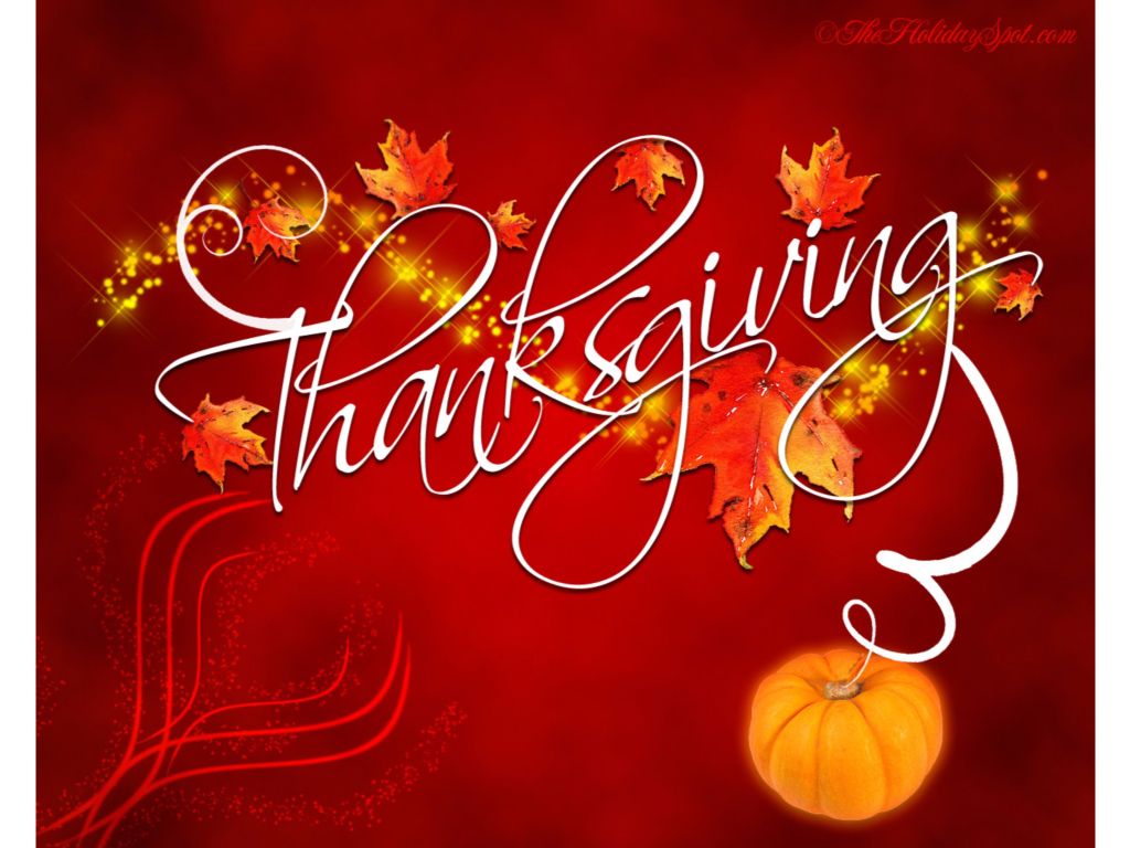 Red Happy Thanksgiving wallpaper