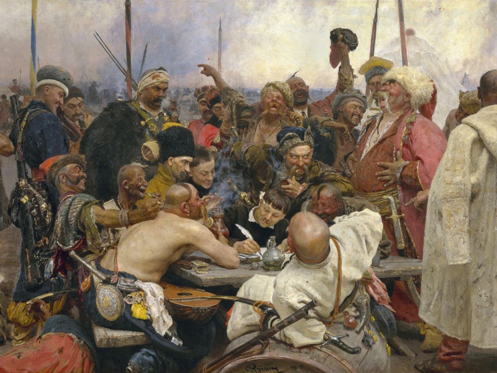 Reply of the Zaporozhian Cossacks wallpaper