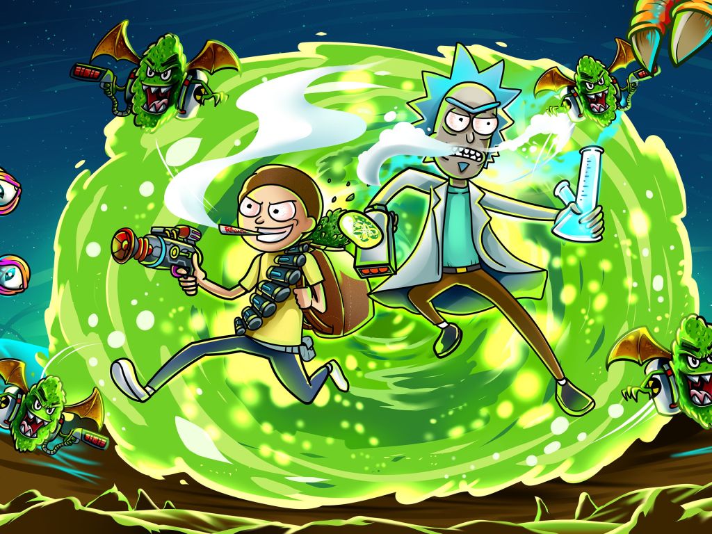 Rick and Morty another dimension wallpaper