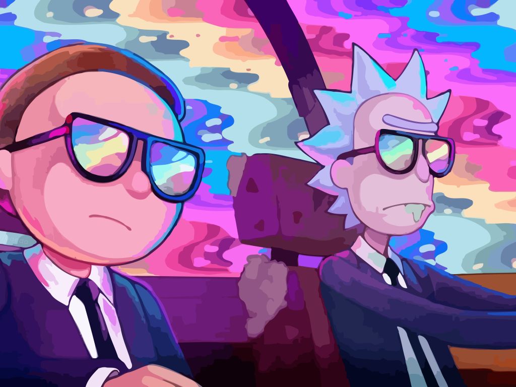 Rick and Morty run jewels wallpaper