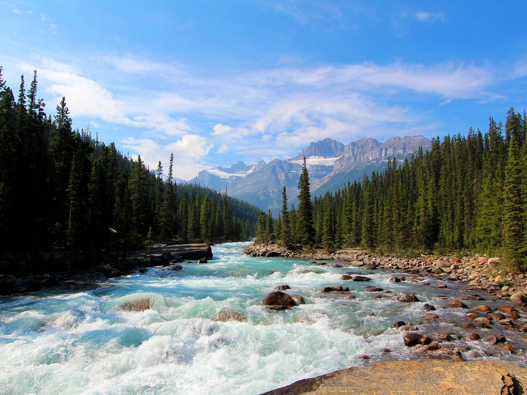River in Banff National Park Canada wallpaper
