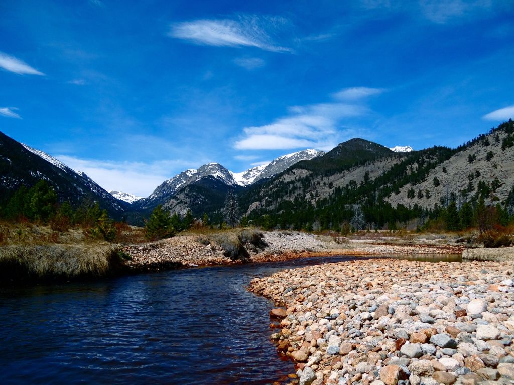 Roaring Creek Small Jewel of Rocky Mountain National Park wallpaper