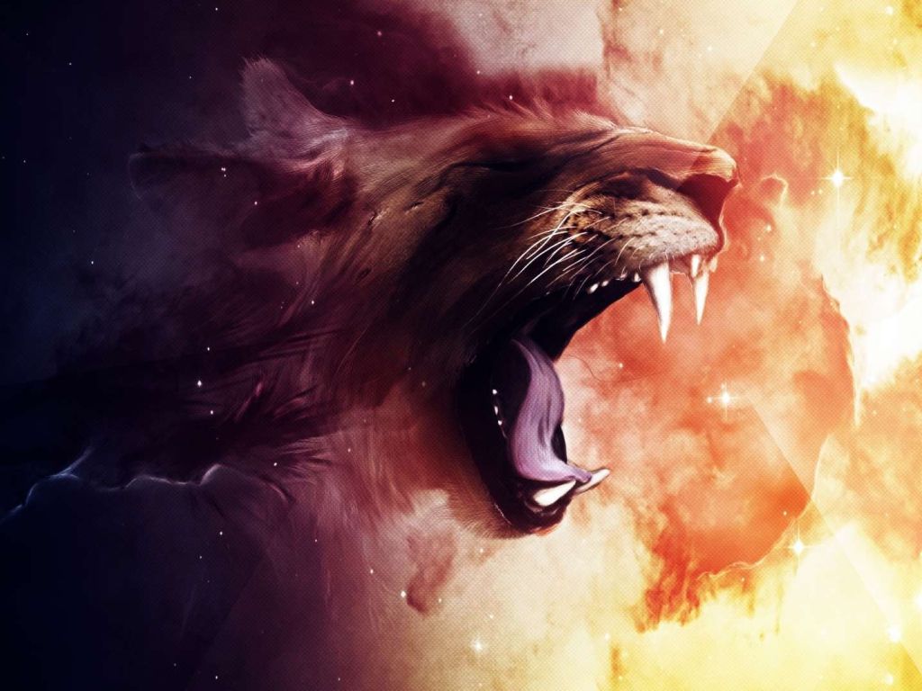 Roaring Lion wallpaper