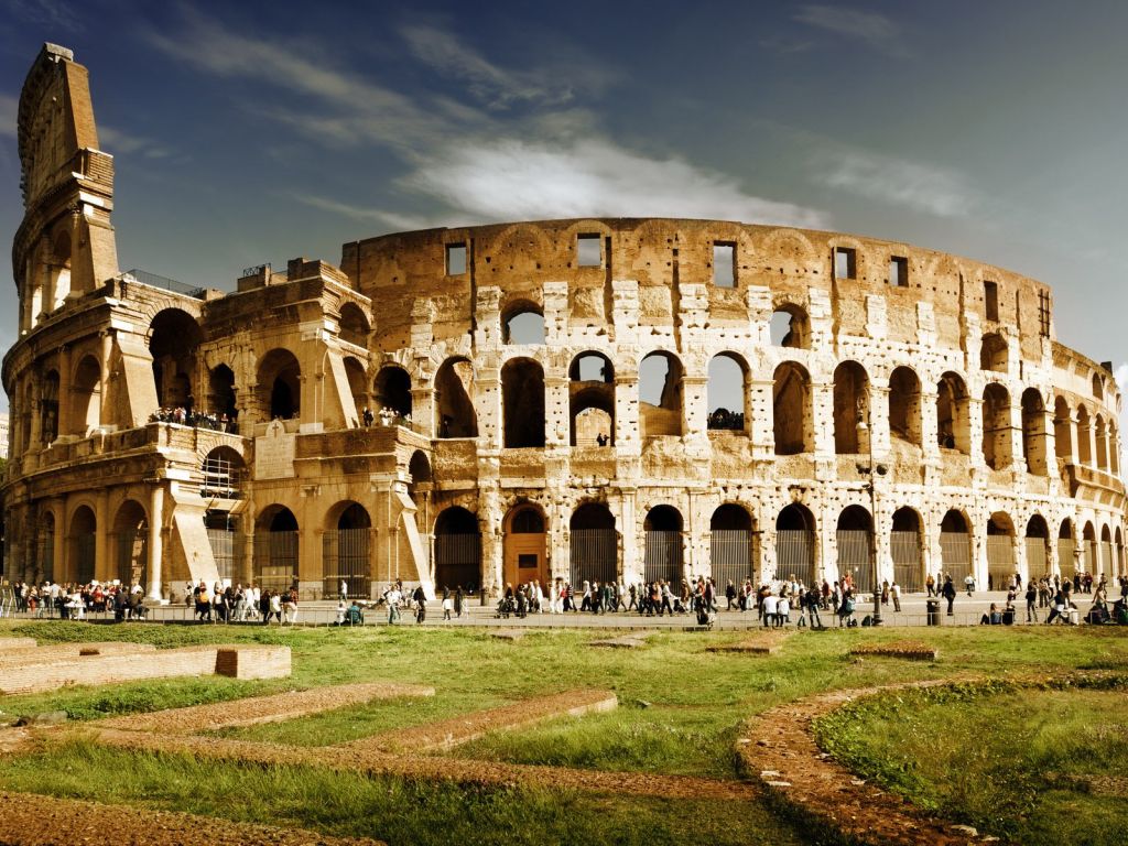 Rome of Colosseum Italy HD wallpaper