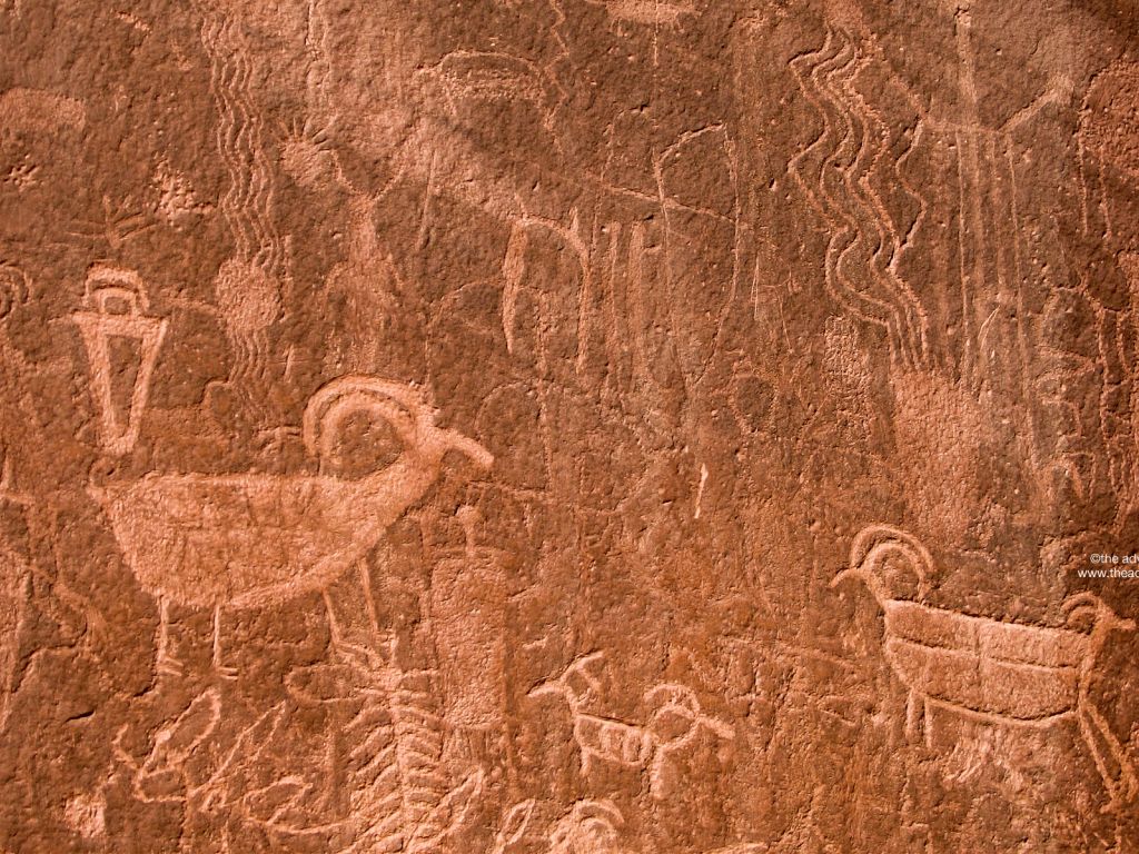 Sahara Rock Art wallpaper