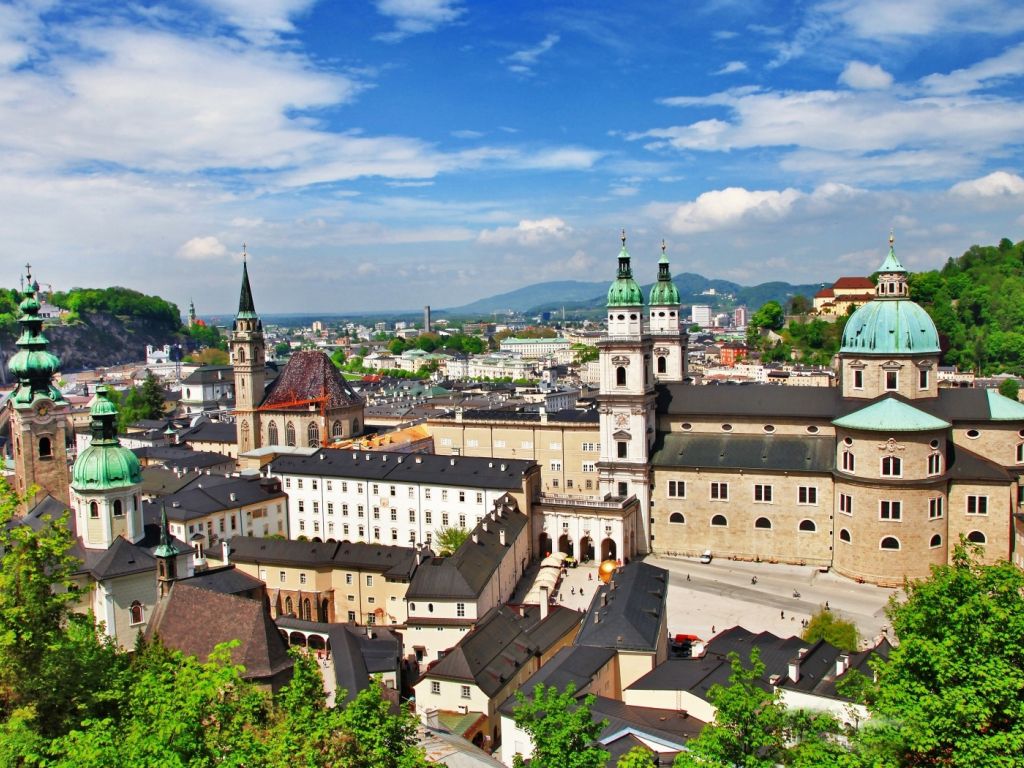 Salzburg Cathedral View From Top wallpaper