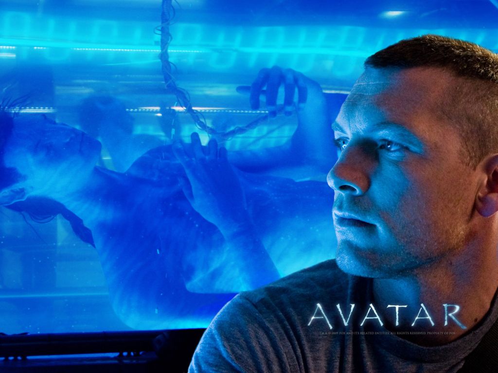 Sam Worthington in Avatar wallpaper