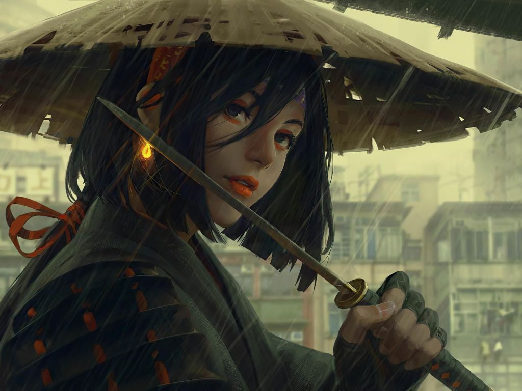 Samurai Girl K-GUWEIZ wallpaper