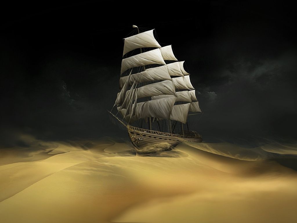 Sand Sailing wallpaper
