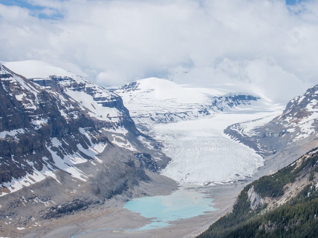 Saskatchewan Glacier Alberta wallpaper