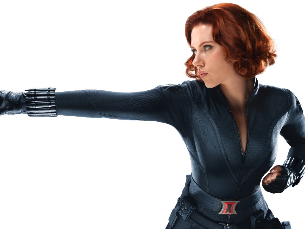 Scarlett Johansson as Black Widow in Avengers wallpaper