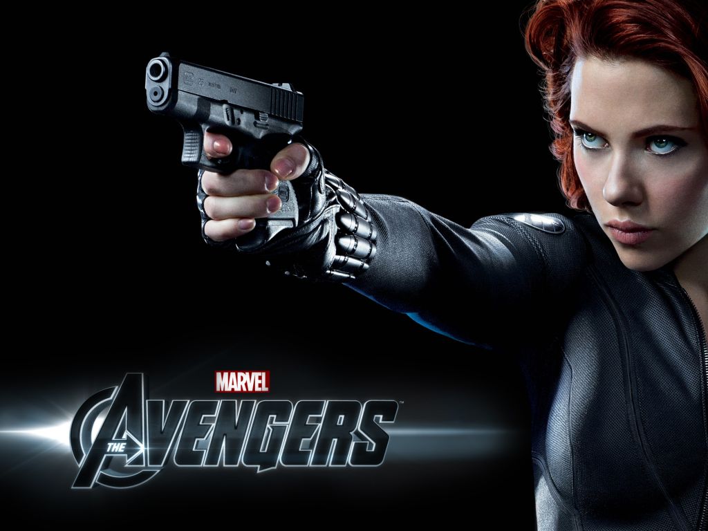 Scarlett Johansson in The Avengers wallpaper