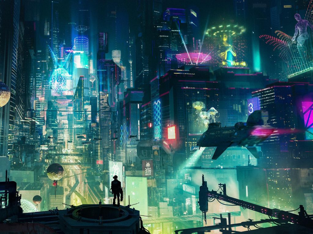 Sci Fi City wallpaper