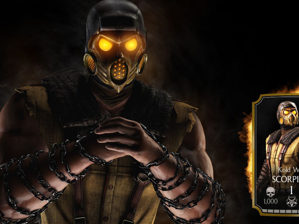 Scorpion Mortal Kombat X Game wallpaper