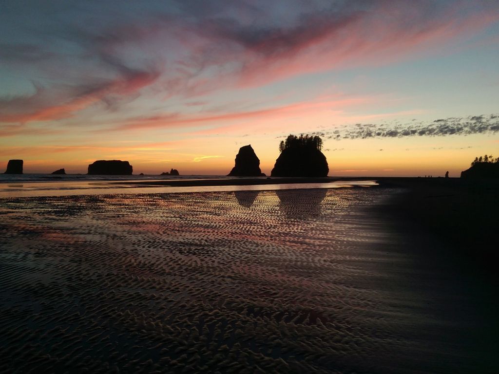 Second Beach Olympic National Park wallpaper