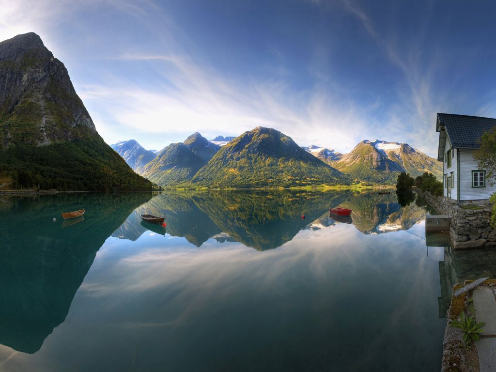 Serenity in Norway wallpaper