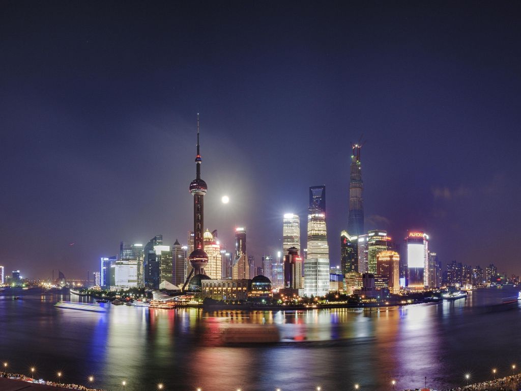 Shanghai at Night wallpaper