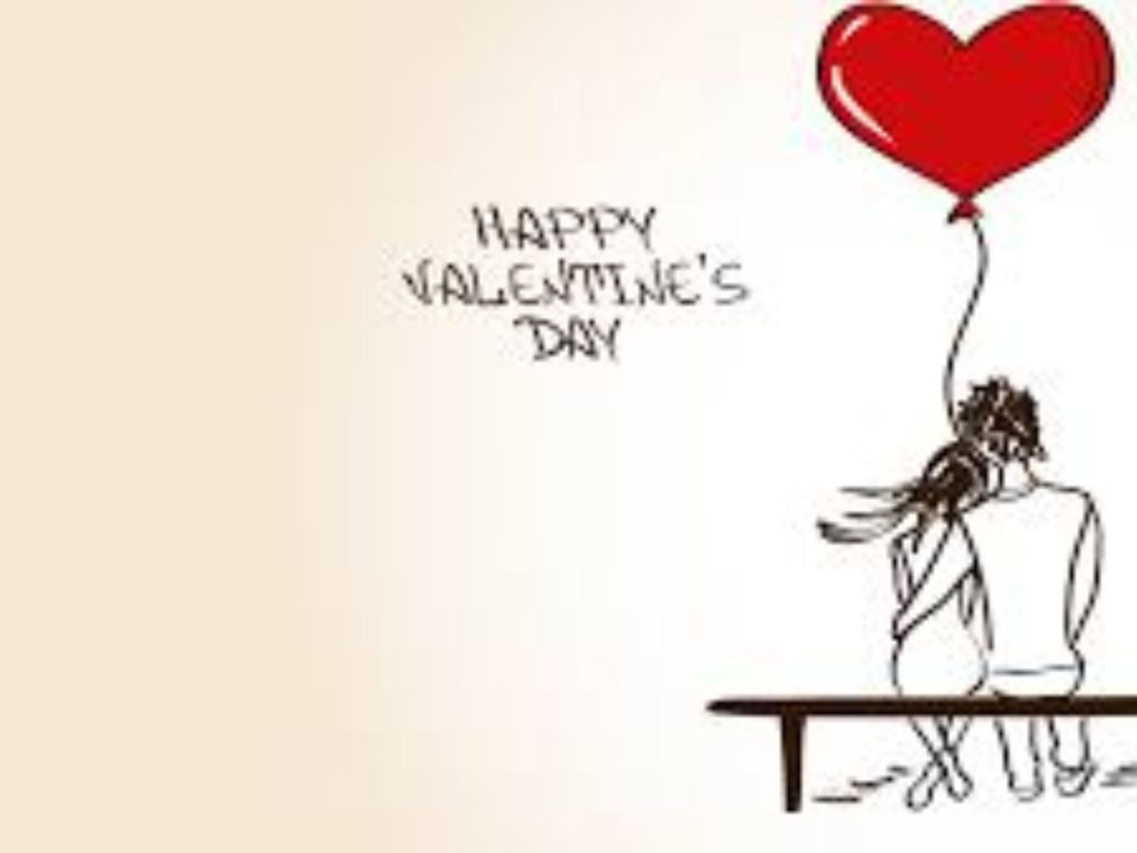 Simple Cartoon Valentines Day S wallpaper