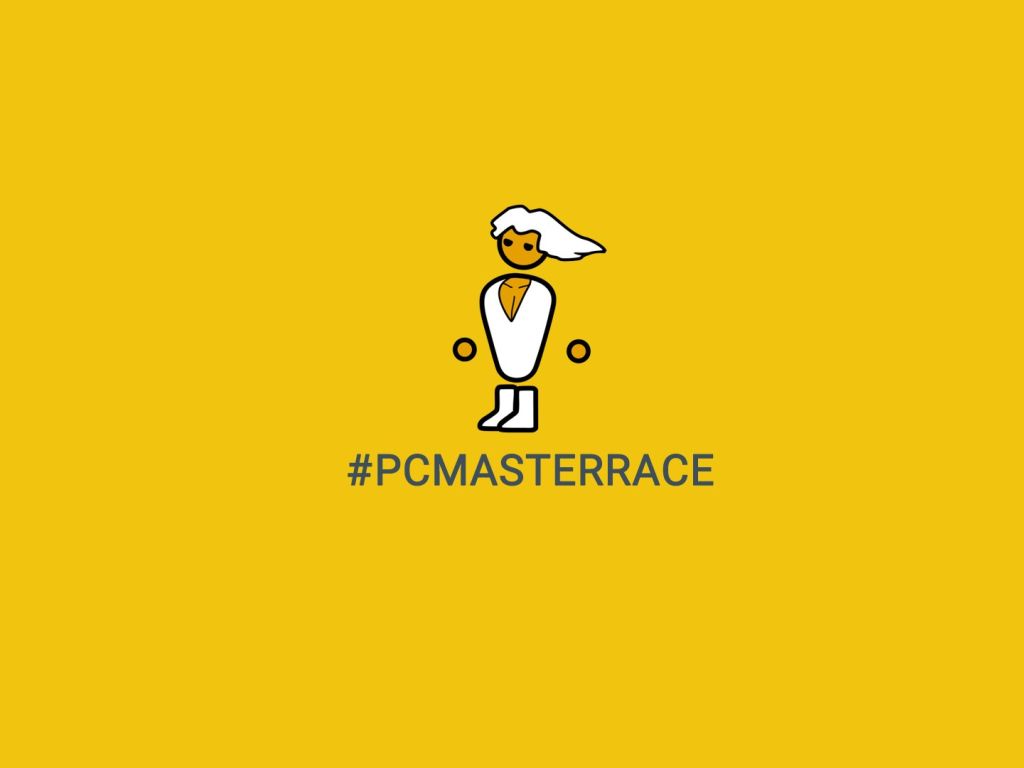Simple PCMasterRace wallpaper