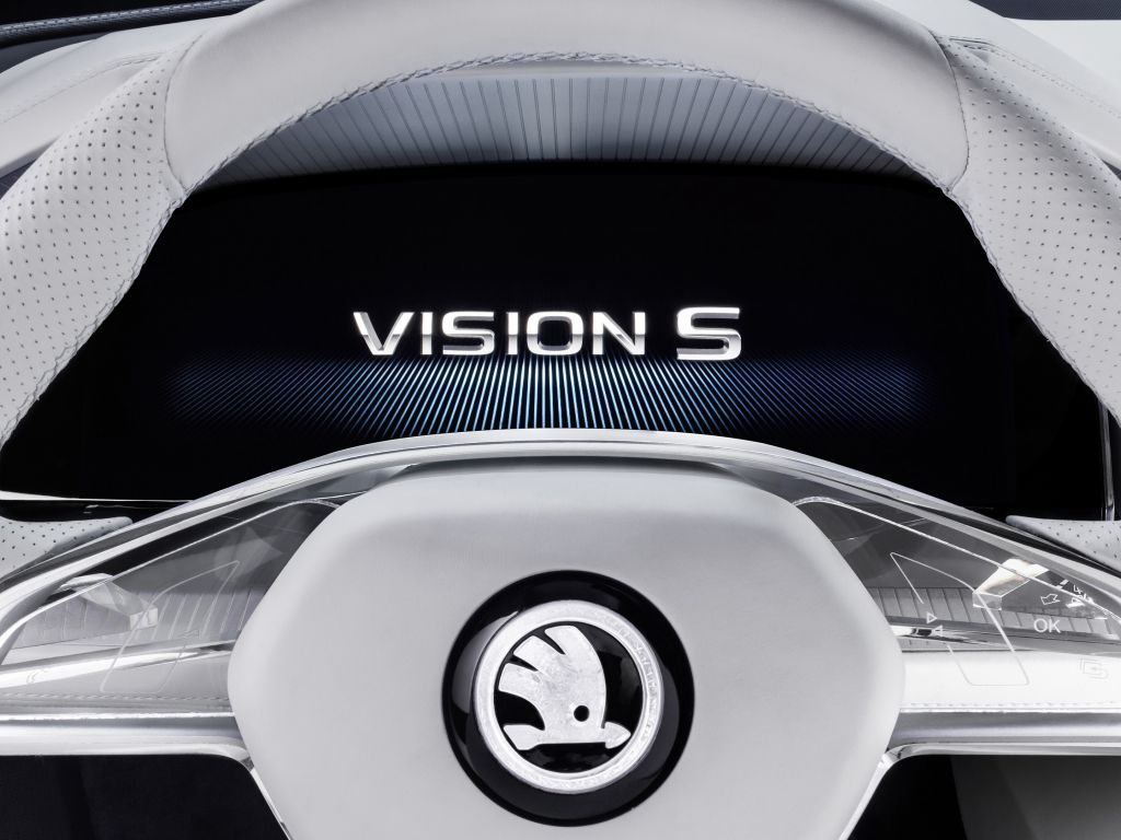 Skoda Vision S Logo wallpaper