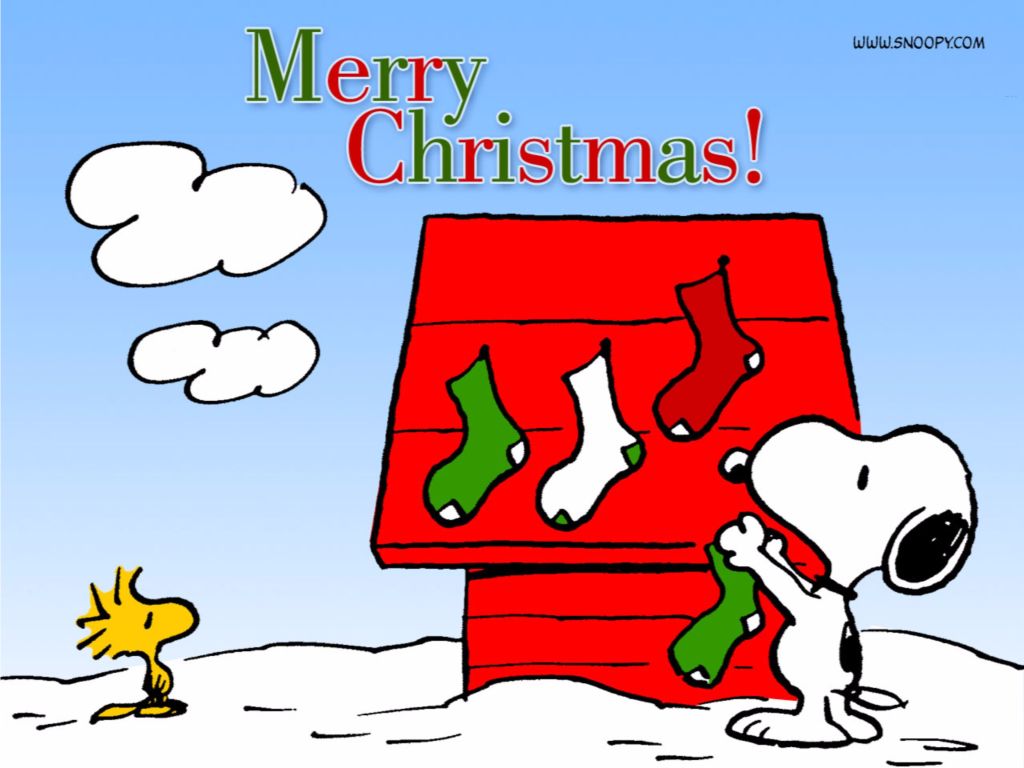Snoopy Merry Christmas wallpaper