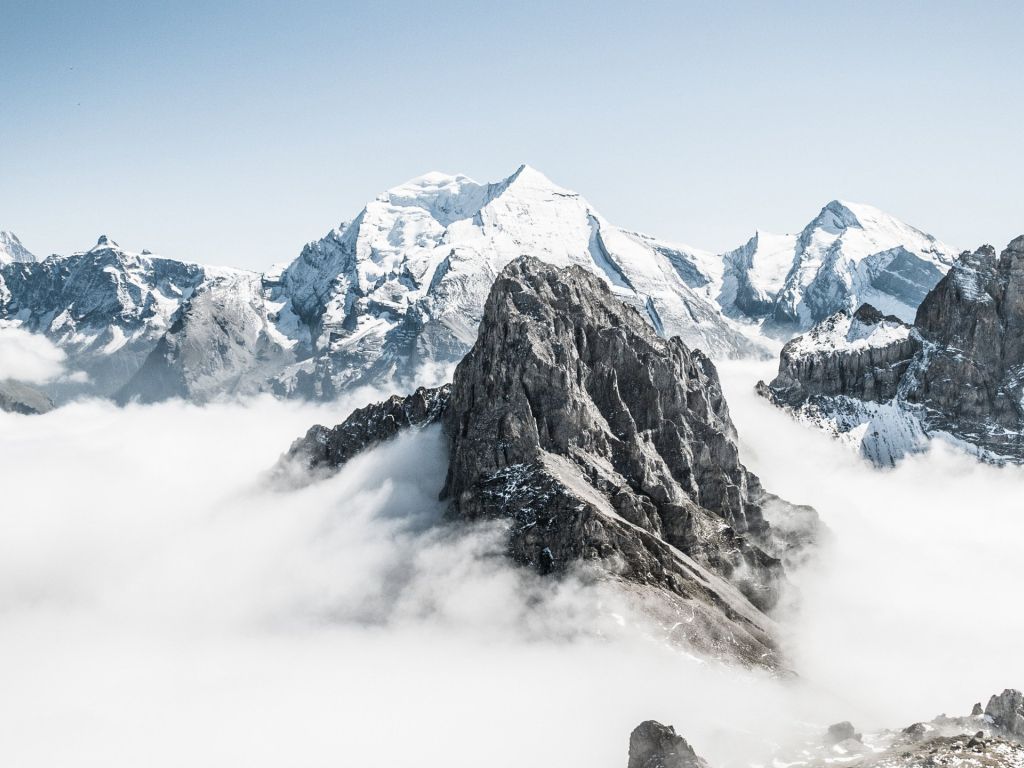 Snow Mountains Swiss wallpaper