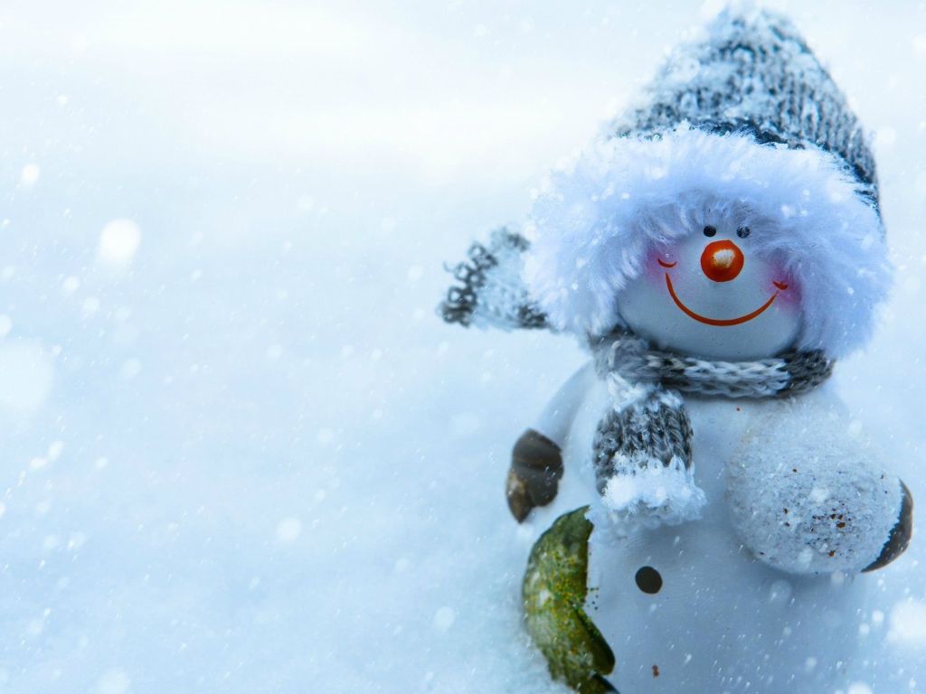 Snowman Smiling wallpaper