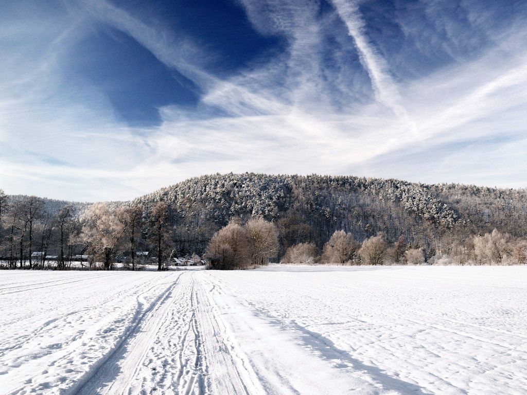 Snowy Countryside wallpaper