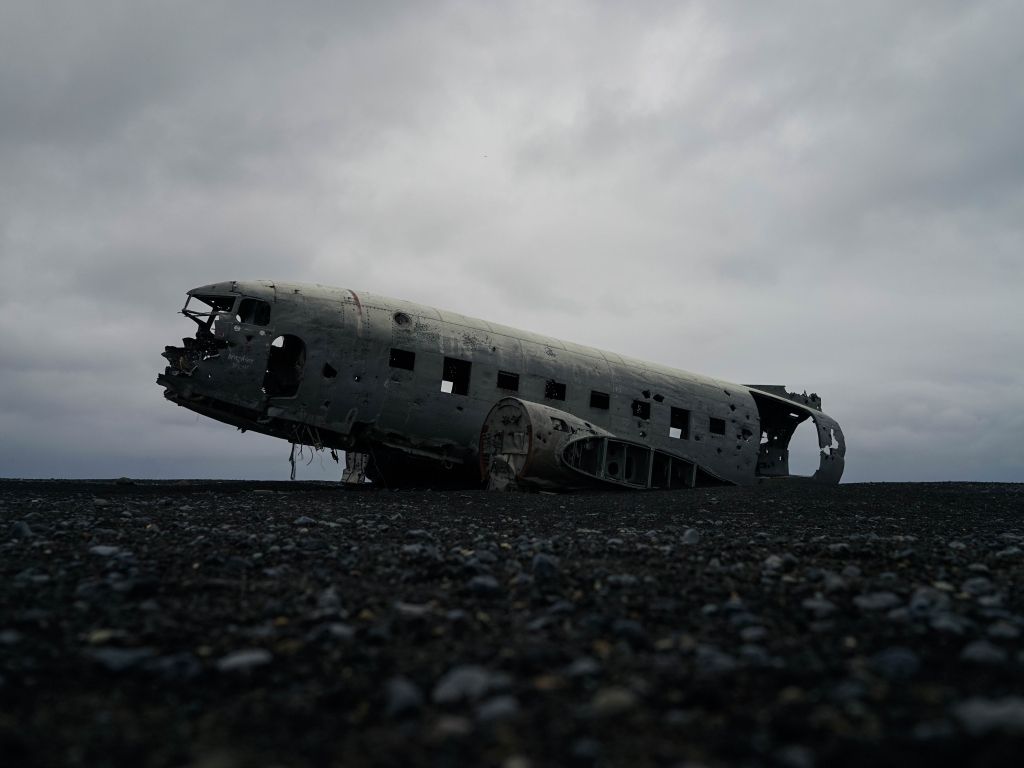 Solheimasandur Plane Wreck Iceland wallpaper