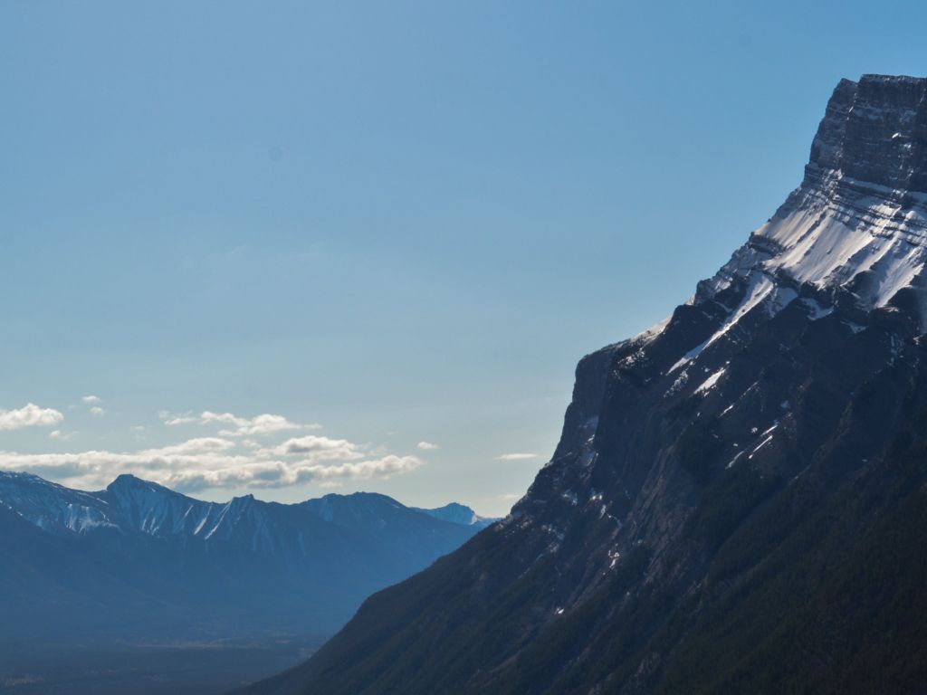 Sometimes Scale Gets Lost in Photographs. Banff Alberta wallpaper