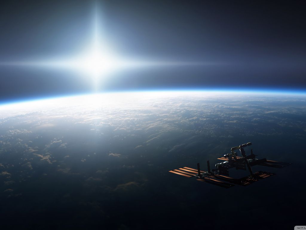 Space Station S Hd wallpaper