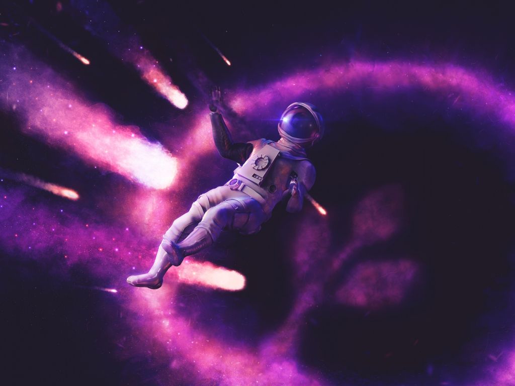 Space Suit in Space wallpaper