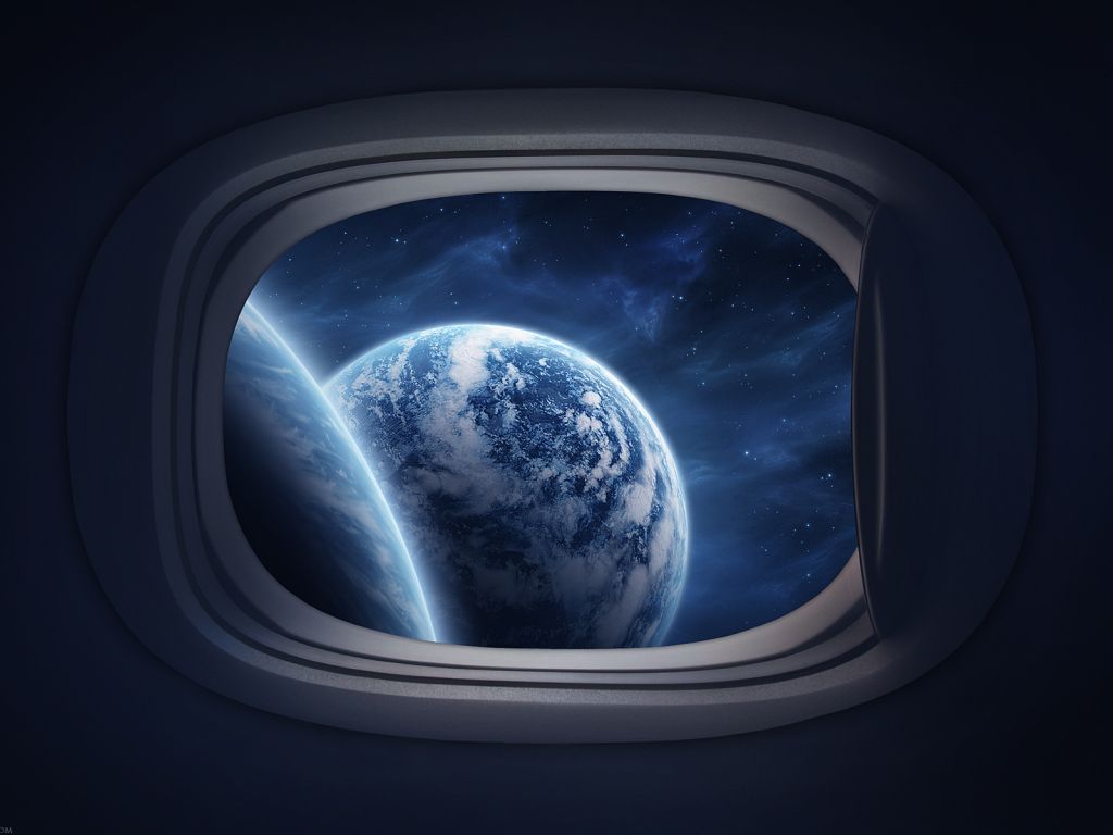Space Window wallpaper