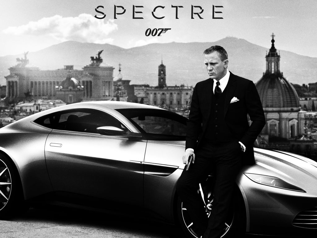 Spectre Daniel Craig Aston Martin DB10 wallpaper