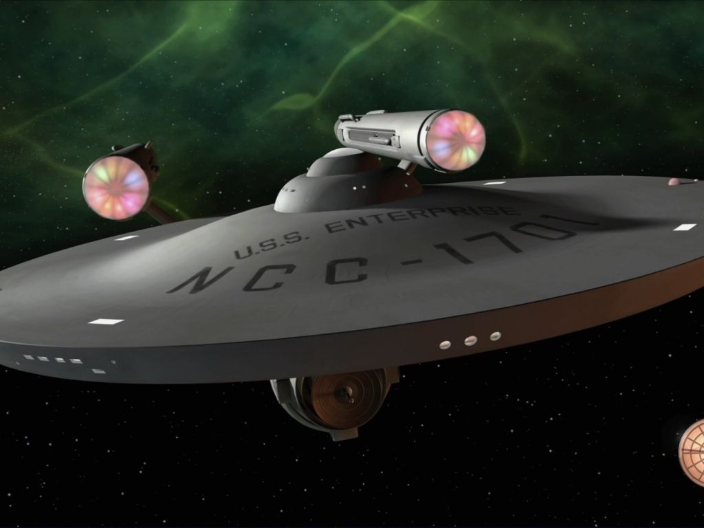 Star Trek Original Series Enterprise Model wallpaper